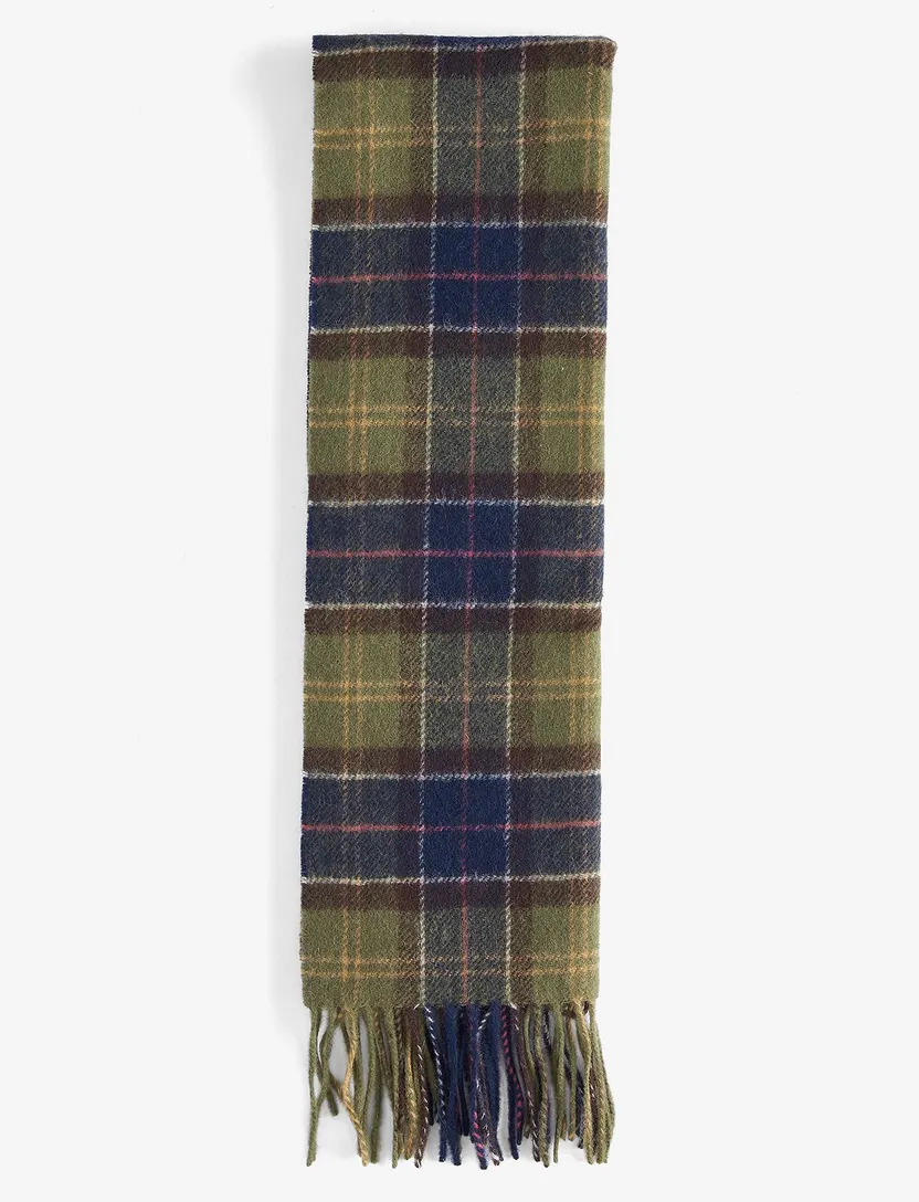 Barbour sjaal groen-donkerblauw geruit