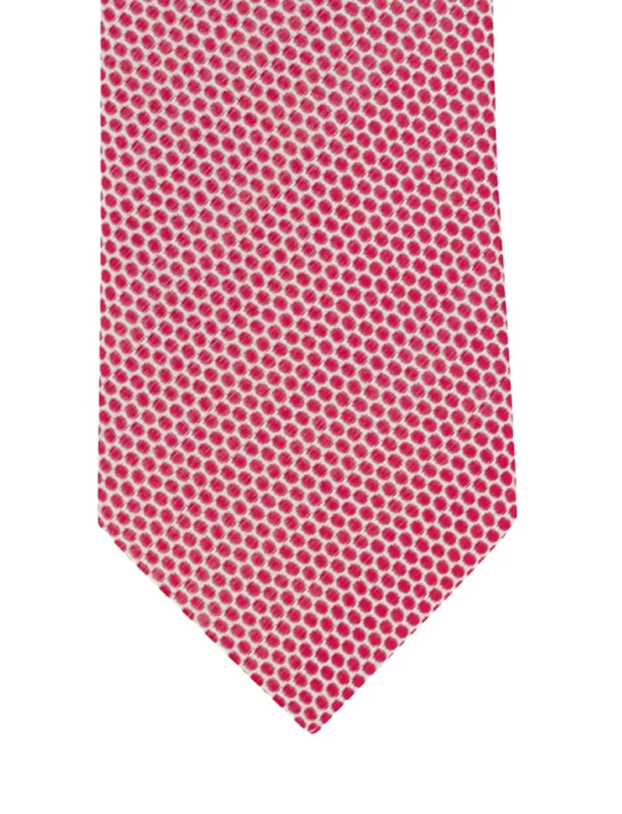 Stropdas Profuomo rood dessin zijde