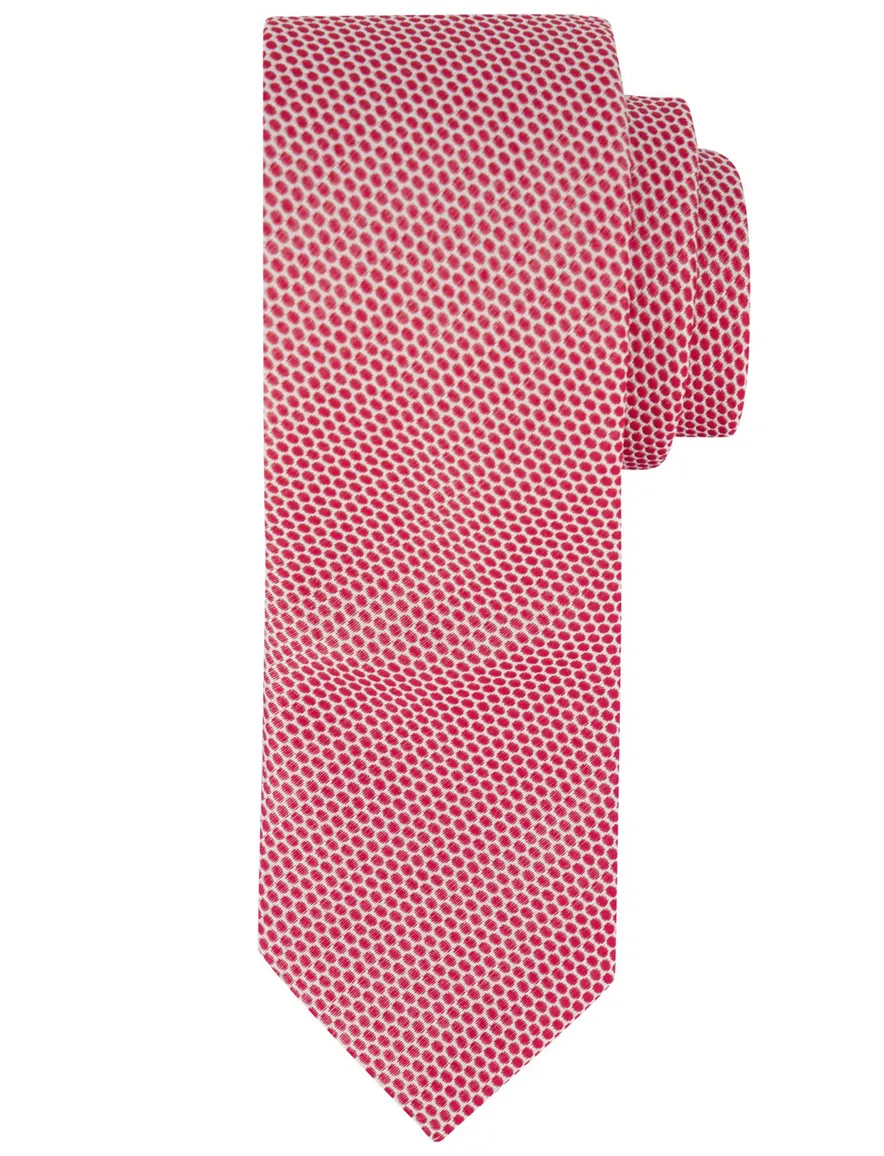 Stropdas Profuomo rood dessin zijde
