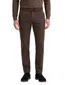 Chino Portofino donkerbruin slim fit