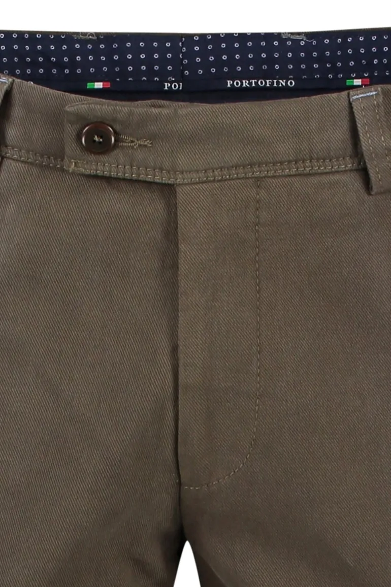 Portofino broek slim fit groen
