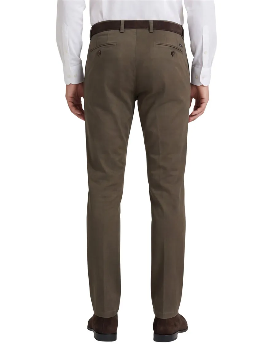Portofino broek slim fit groen