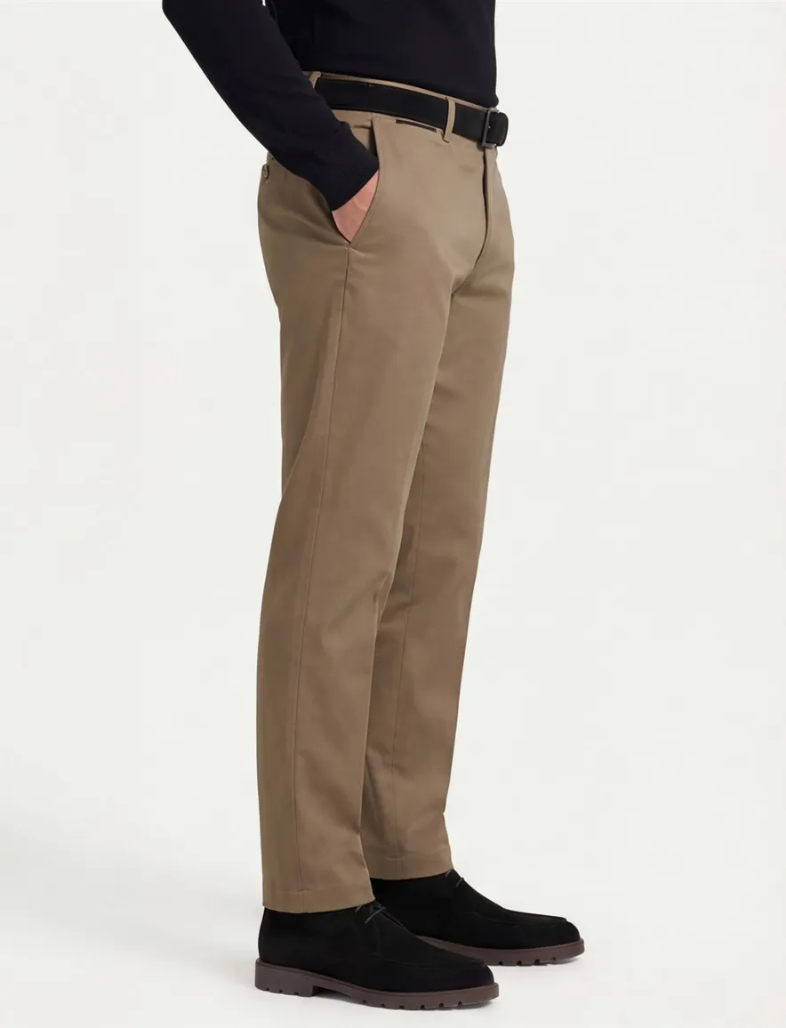 Hiltl Peaker-S katoenen broek bruin