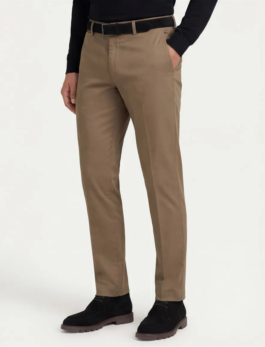 Hiltl Peaker-S katoenen broek bruin