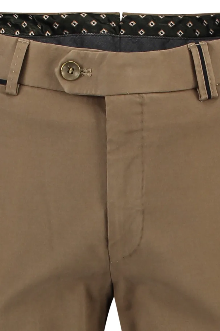 Hiltl Peaker-S katoenen broek bruin