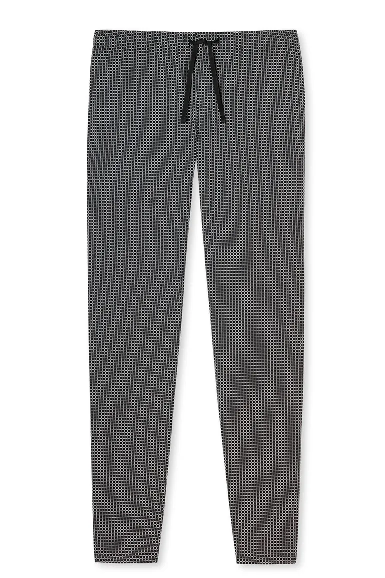 Schiesser pyjamabroek zwart geblokt