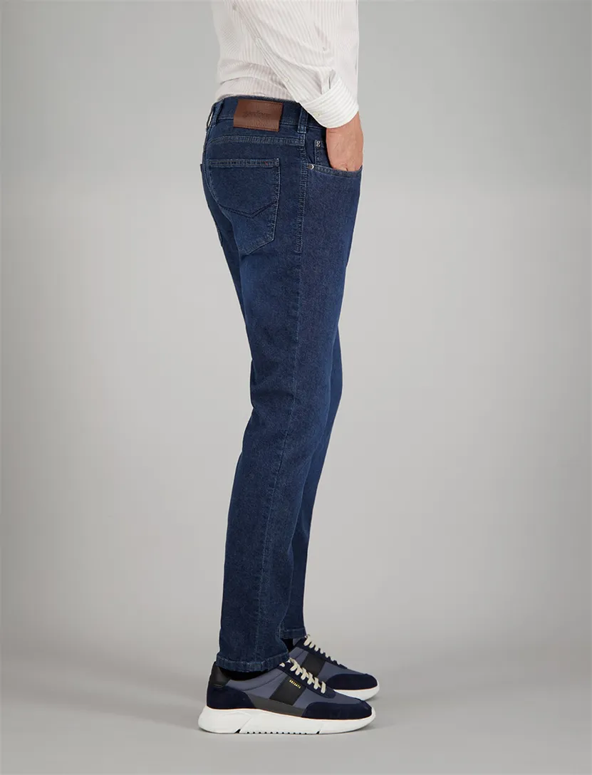 5 pocket jeans Gardeur blauw effen katoen Sandro