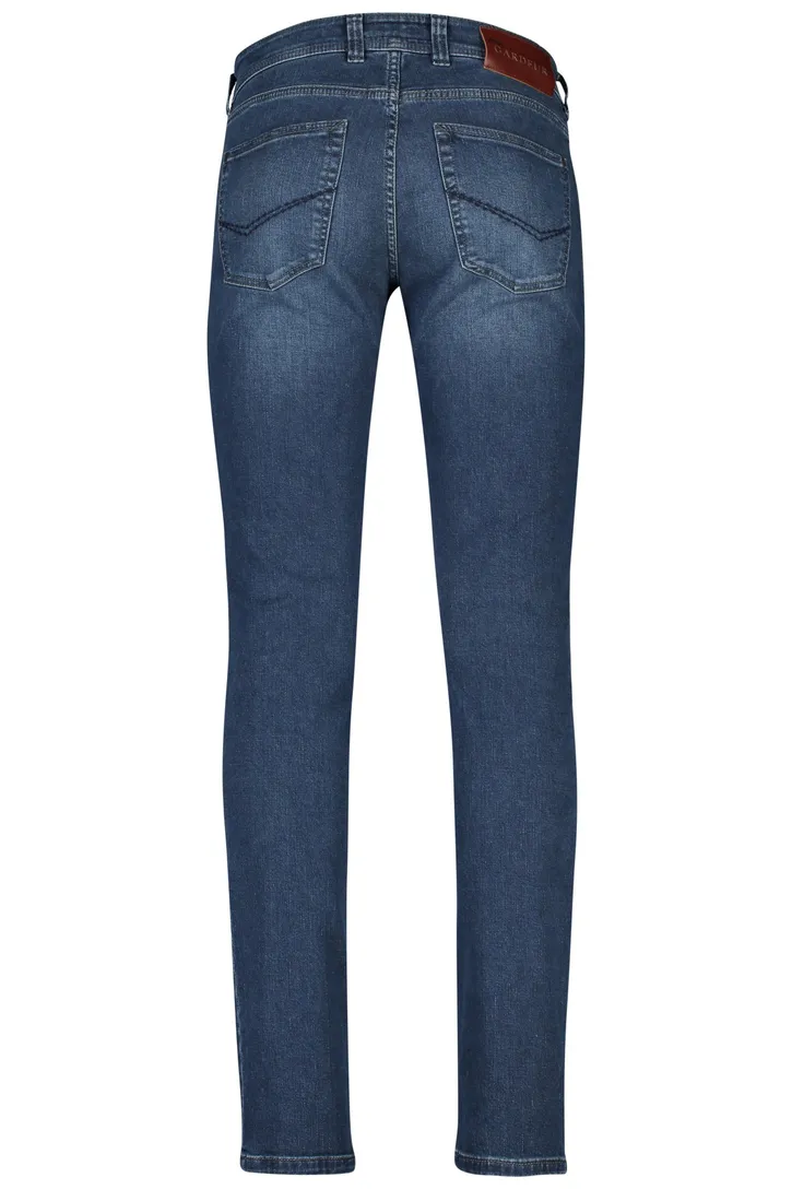5 pocket jeans Gardeur blauw effen katoen Sandro