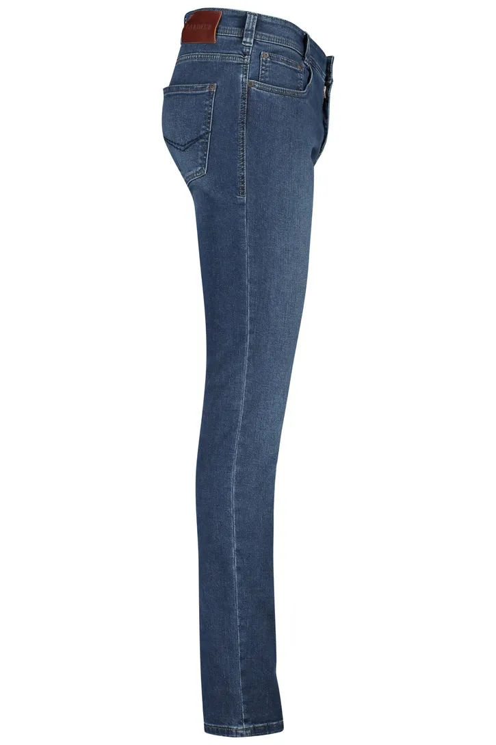 5 pocket jeans Gardeur blauw effen katoen Sandro