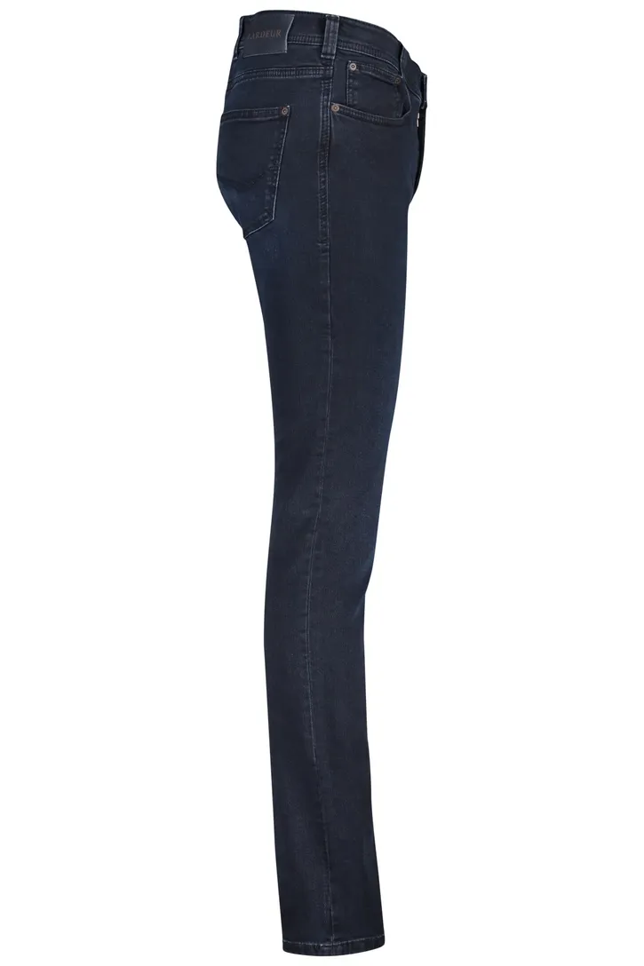 Gardeur 5-pocket donkerblauw katoen Sandro