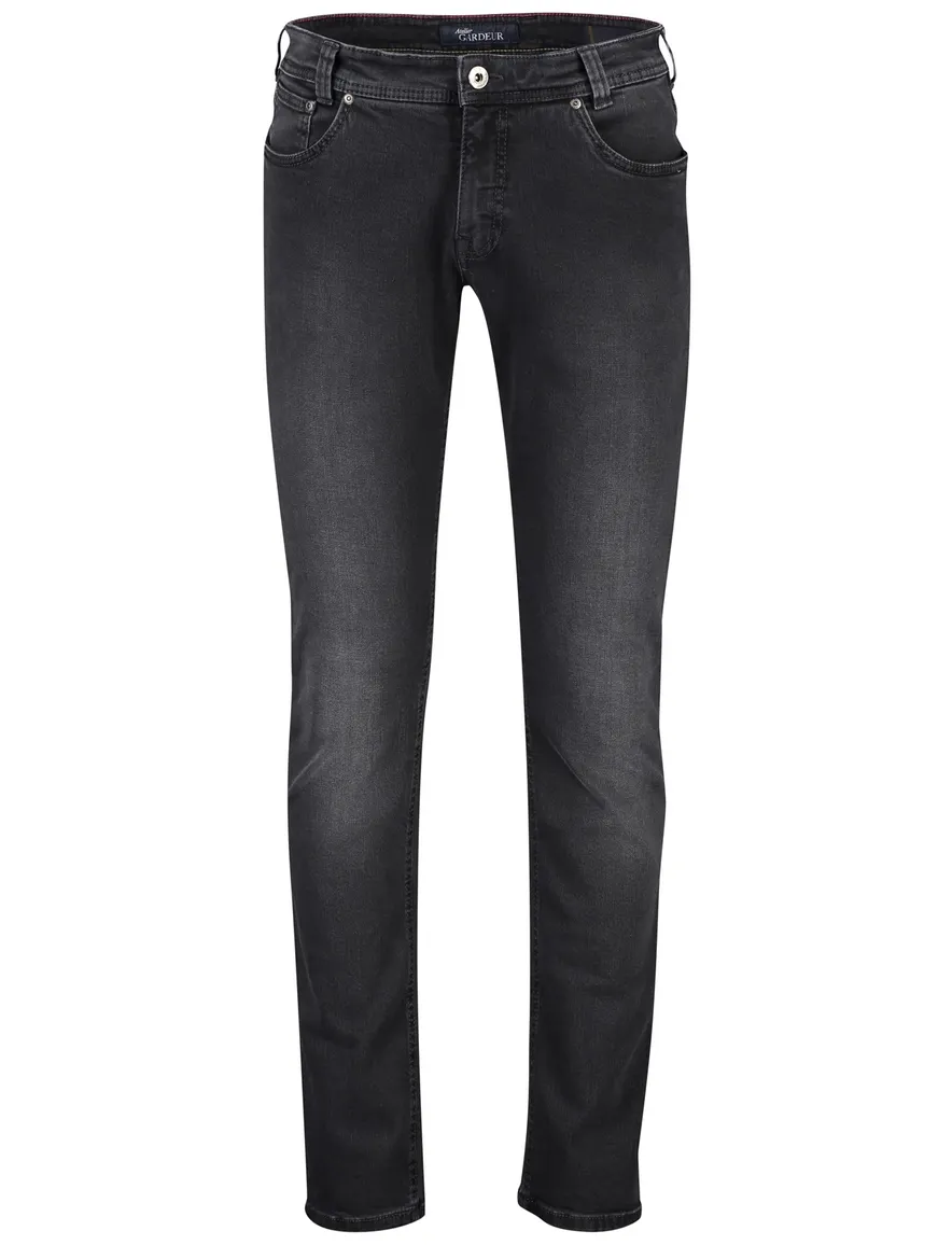 pantalon Gardeur grijs effen katoen Sandro