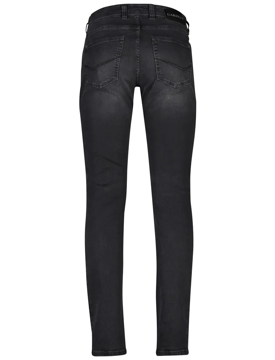 pantalon Gardeur grijs effen katoen Sandro