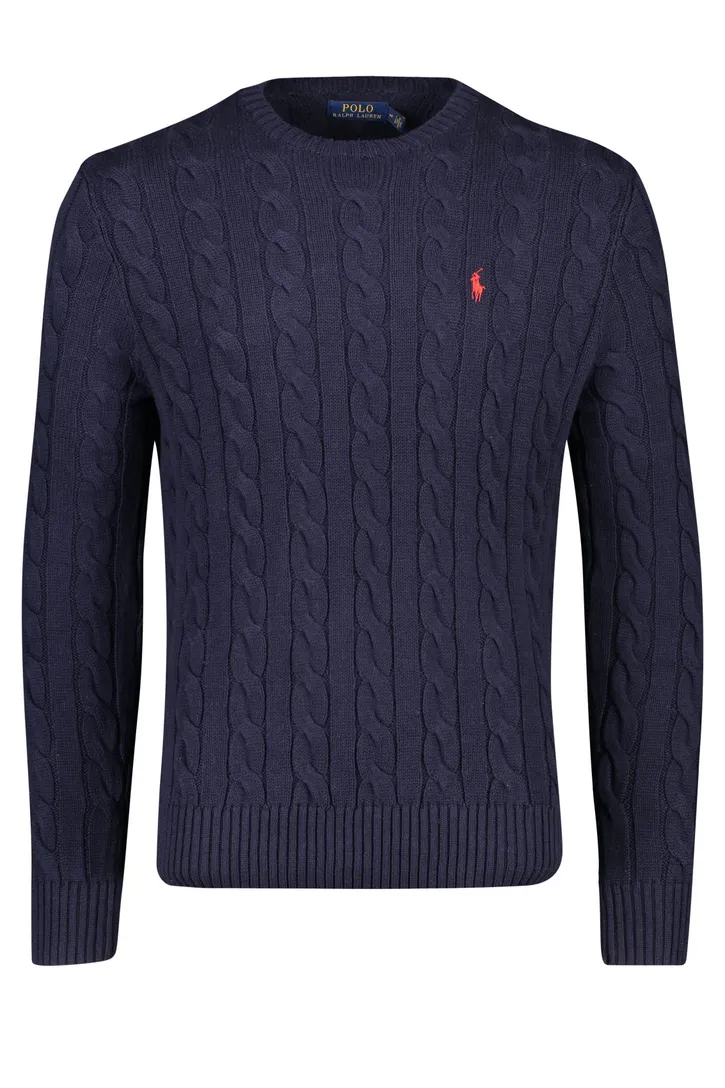 Ralph Lauren kabeltrui navy