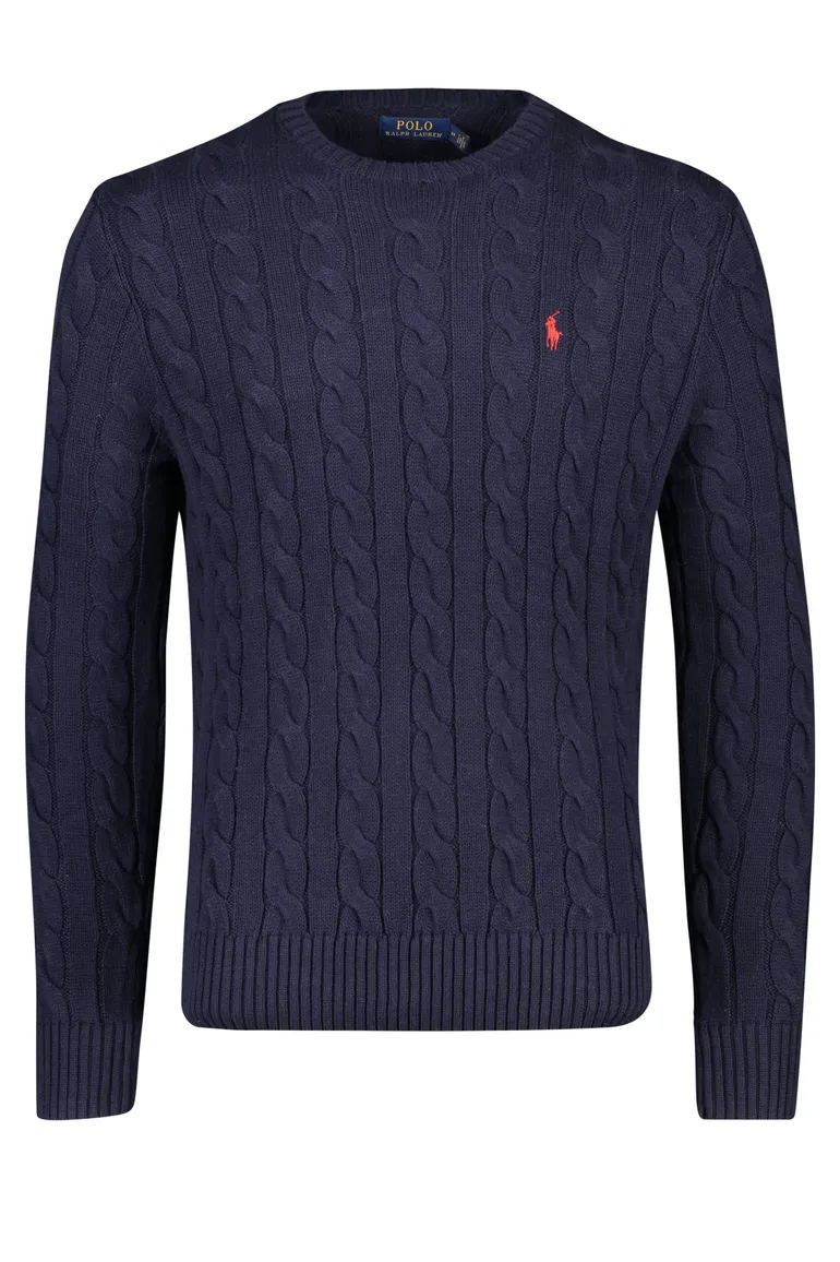 Ralph Lauren kabeltrui navy