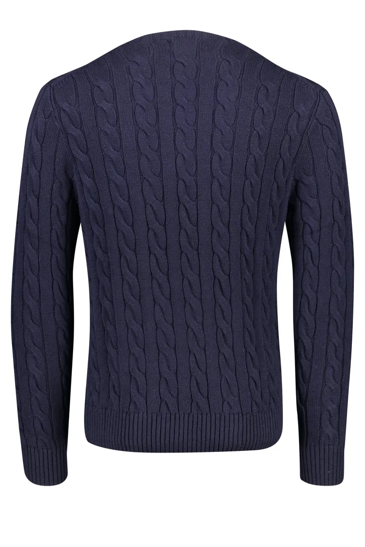 Ralph Lauren kabeltrui navy