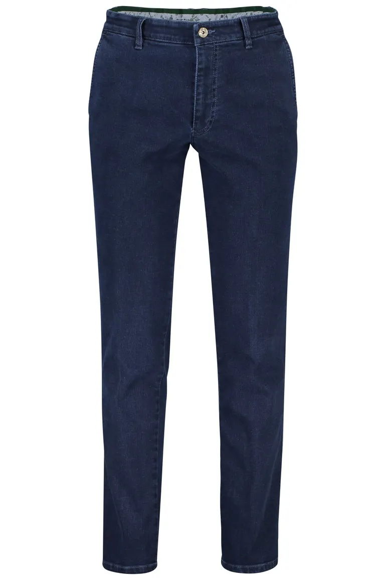 M.E.N.S. Madison U chino blauw denim
