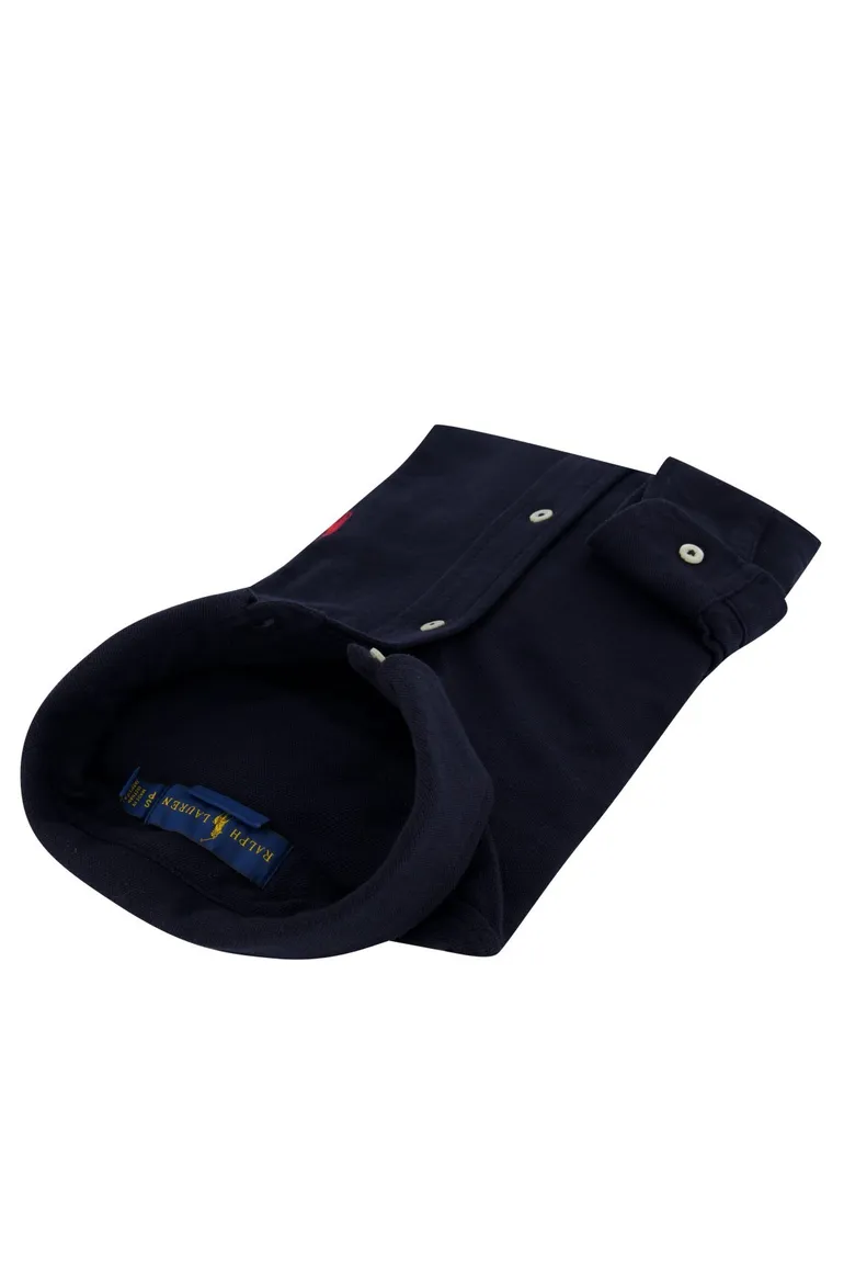 Big & Tall trui Polo Ralph Lauren donkerblauw effen