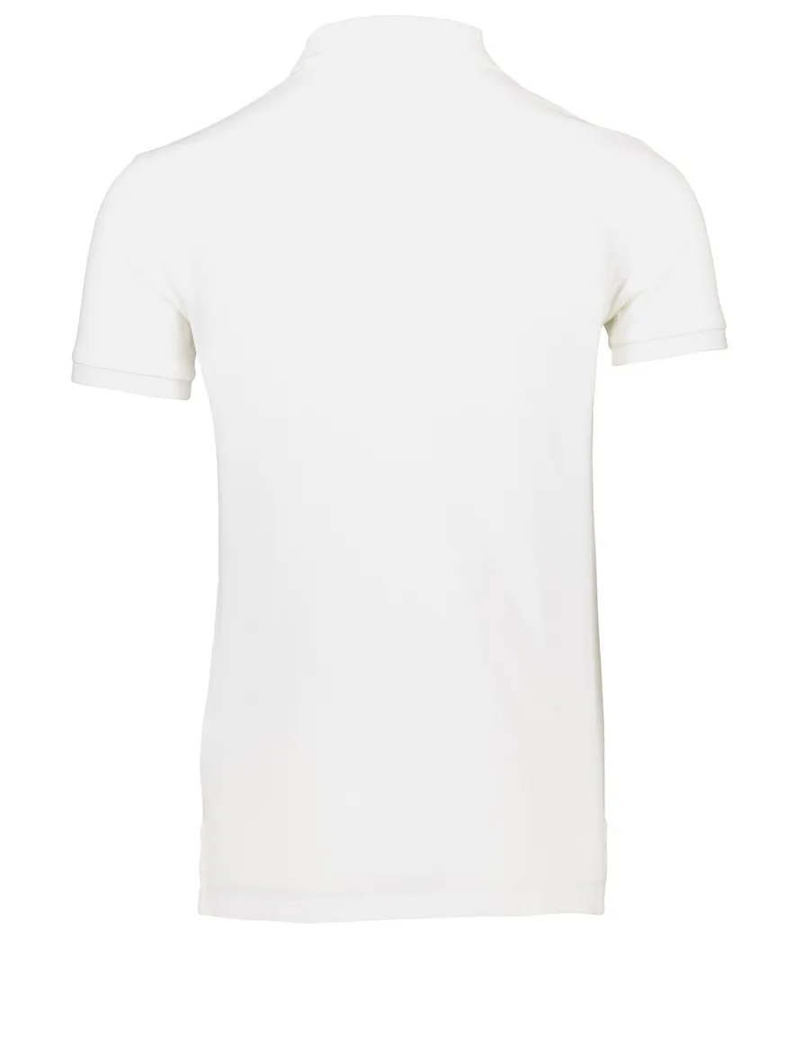 Poloshirt Ralph Lauren wit Big & Tall blauw logo