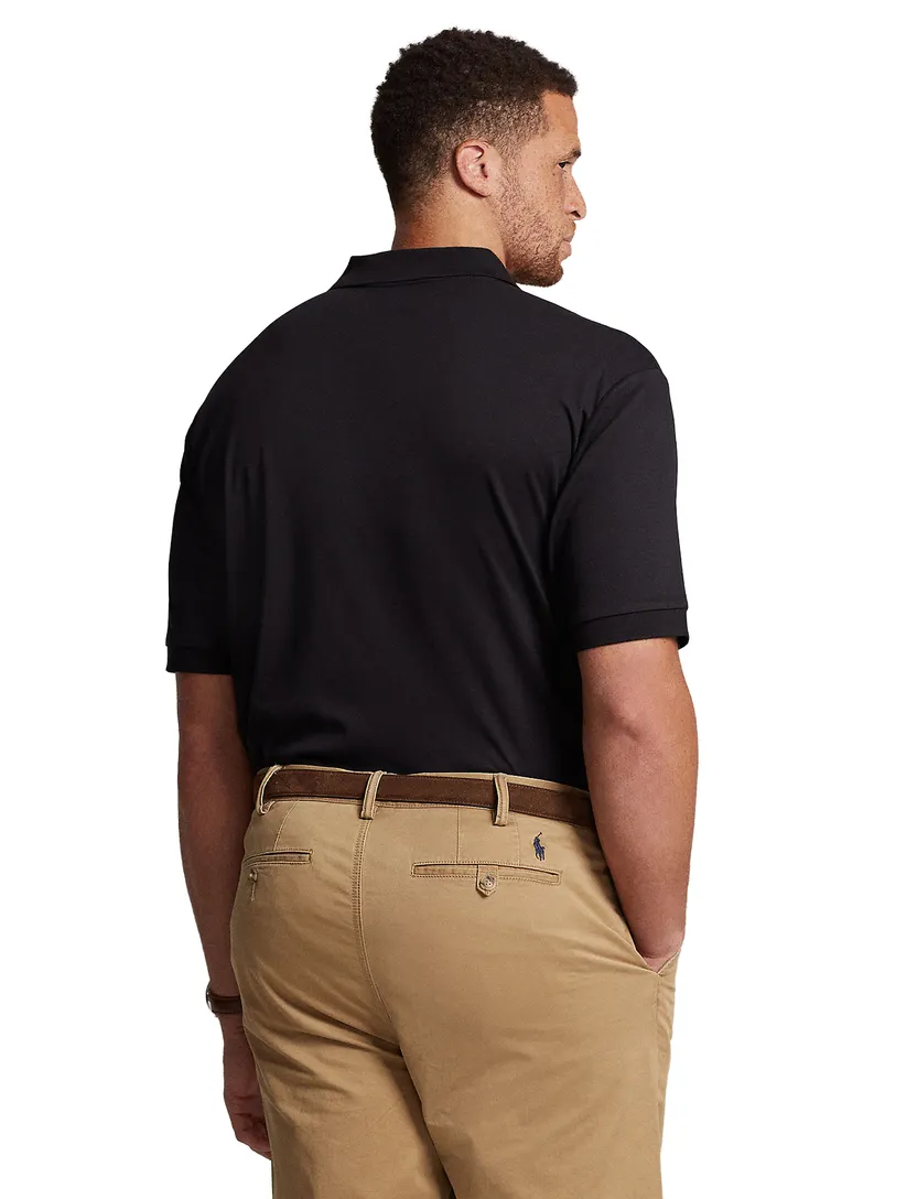Polo Ralph Lauren Big & Tall poloshirt zwart