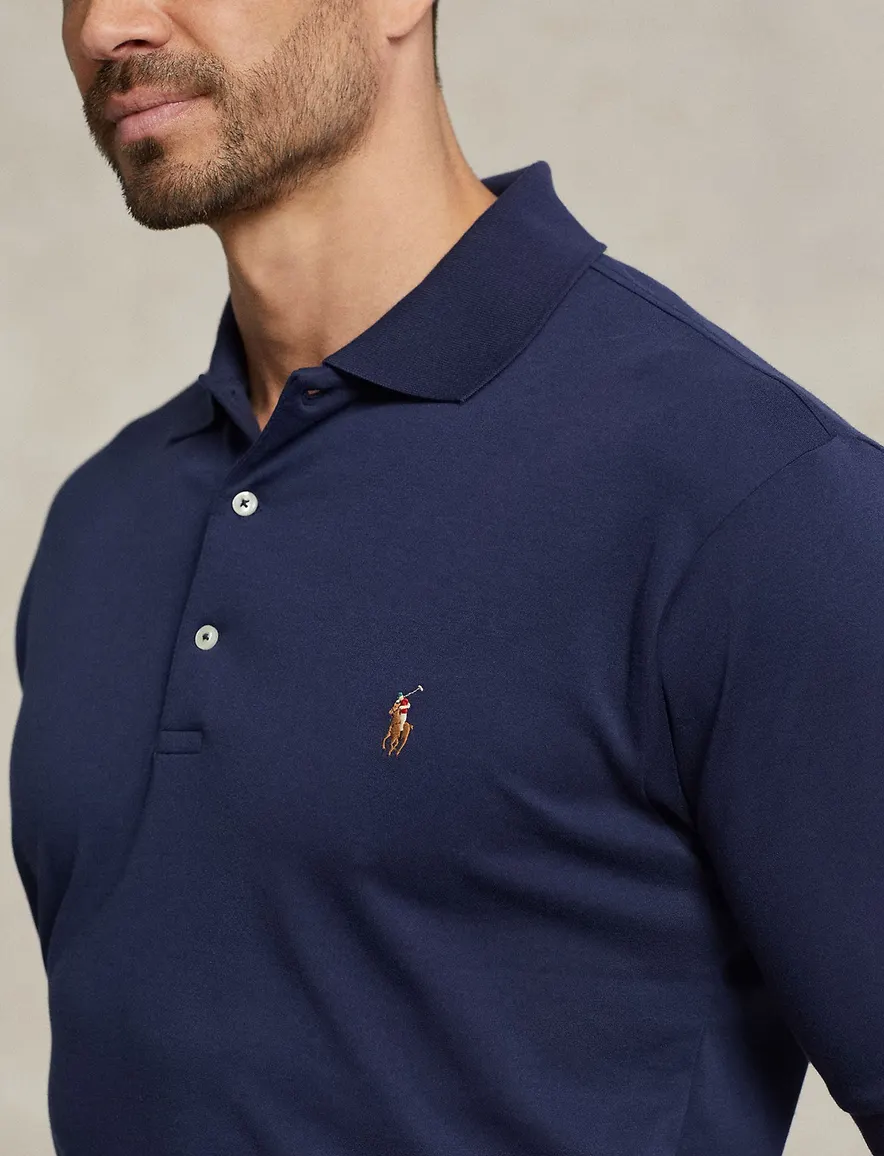 Polo Ralph Lauren Big & Tall poloshirt donkerblauw