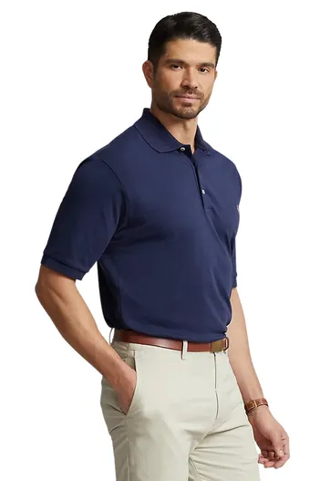 Polo Ralph Lauren Donkerblauwe polo Polo Ralph Lauren Big & Tall piqué