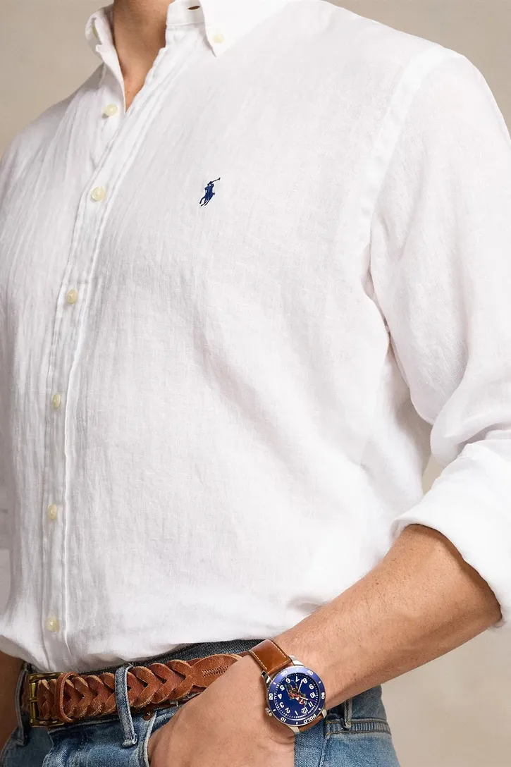 Ralph Lauren wit Big & Tall overhemd