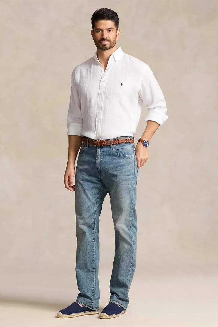 Ralph Lauren wit Big & Tall overhemd