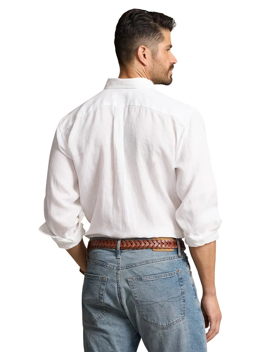 Overhemd Polo Ralph Lauren wit Big & Tall