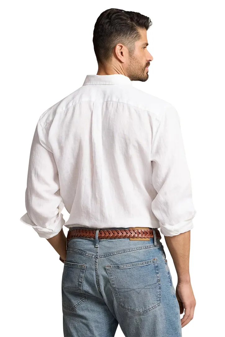 Ralph Lauren wit Big & Tall overhemd