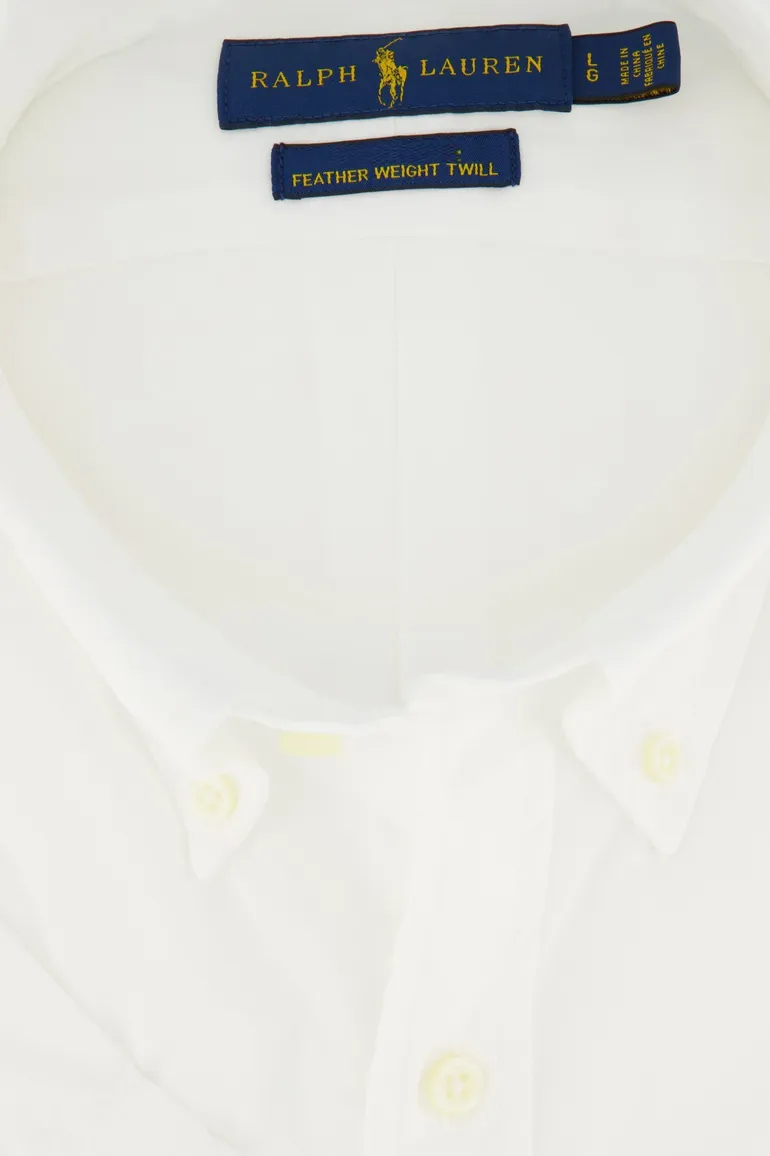 Shirt korte mouw Ralph Lauren wit Big & Tall