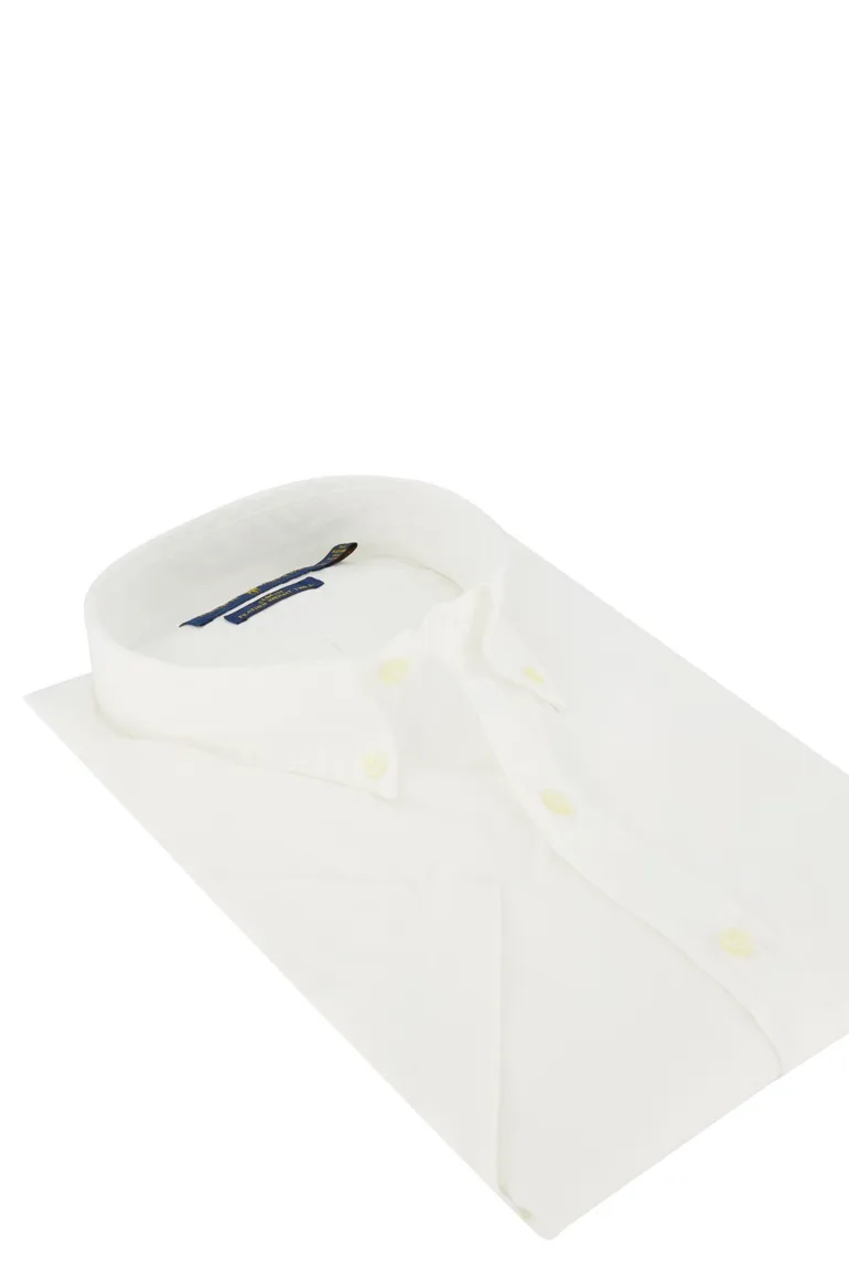 Shirt korte mouw Ralph Lauren wit Big & Tall