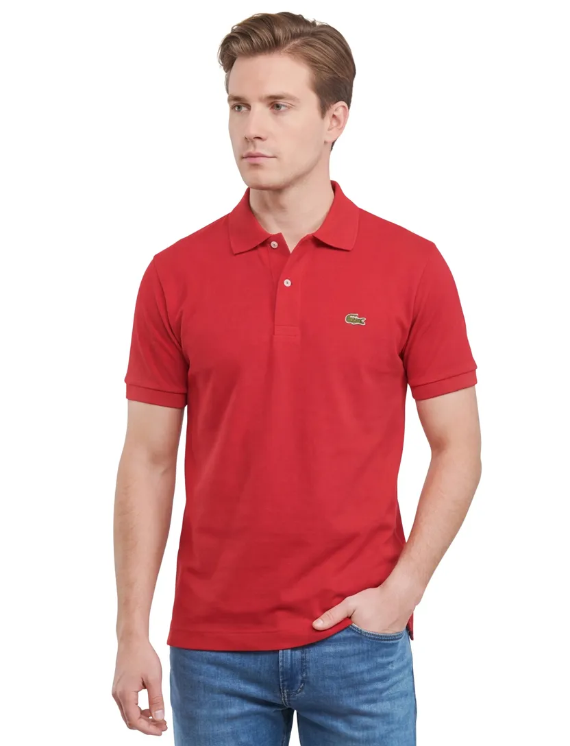 Lacoste poloshirt Classic Fit rood