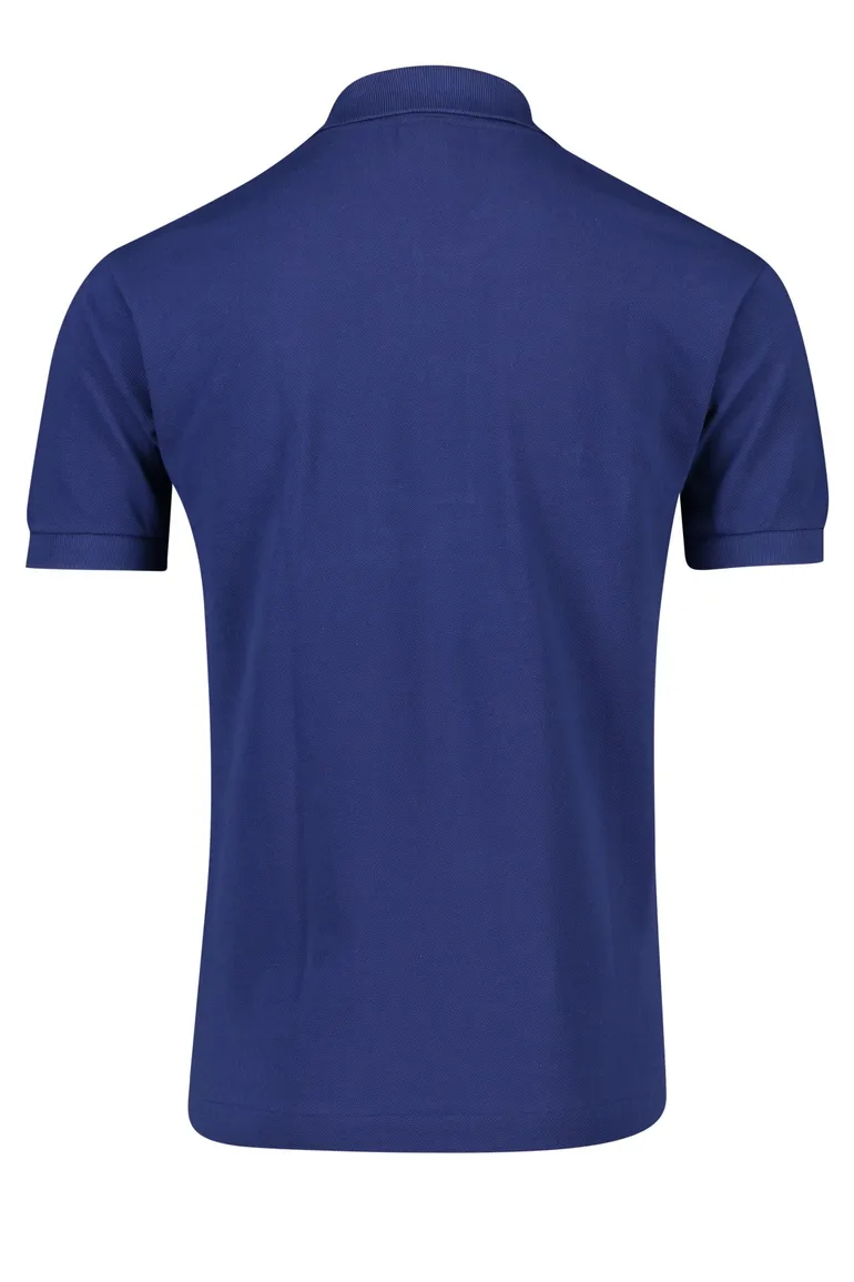 Poloshirt Lacoste donkerblauw katoen wijde fit