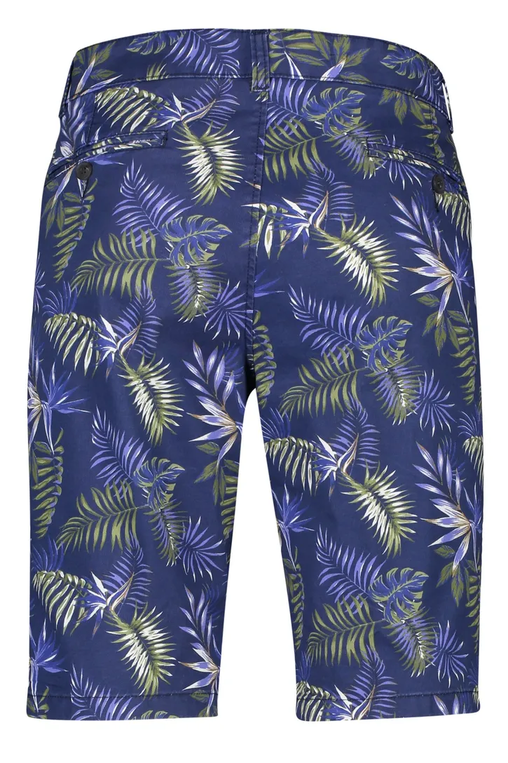 Portofino korte broek Everton donkerblauw geprint