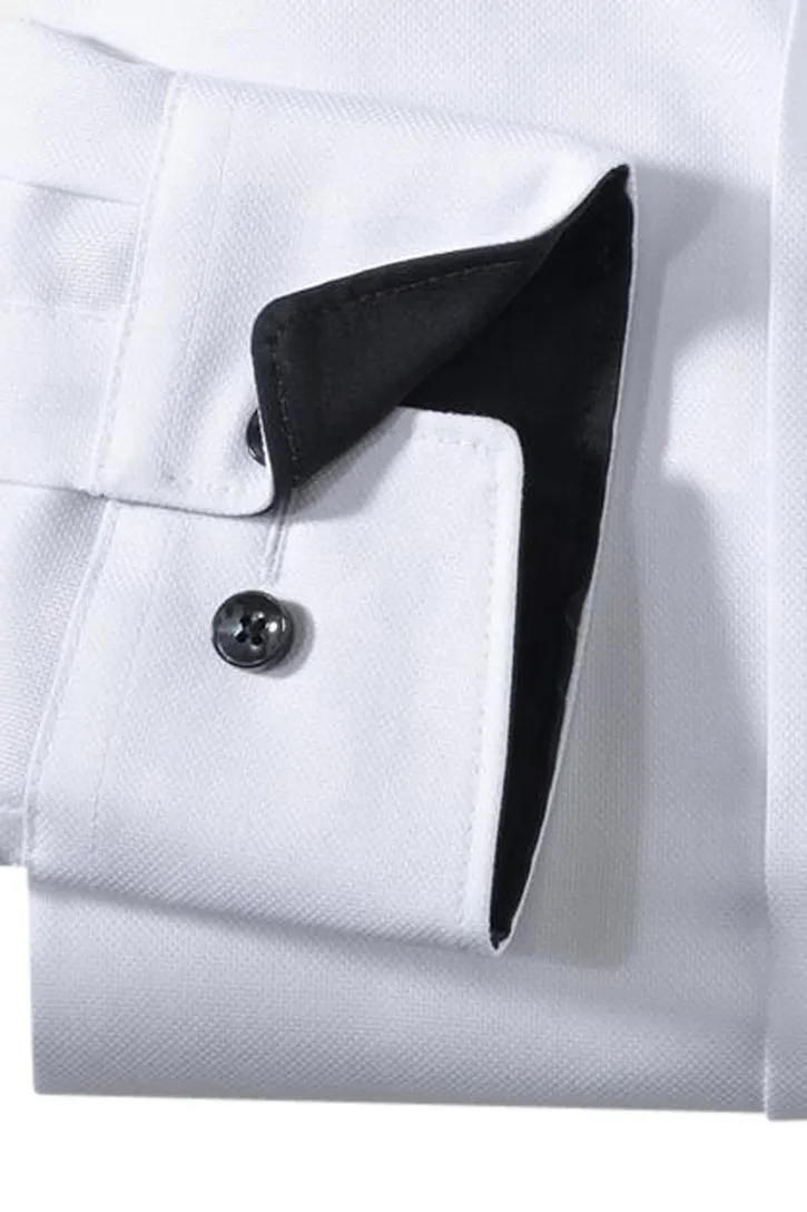 Overhemd Olymp wit Modern Fit strijkvrij