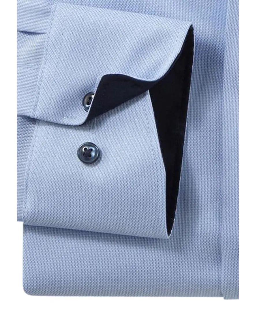 Strijkvrij Olymp overhemd blauw Modern Fit