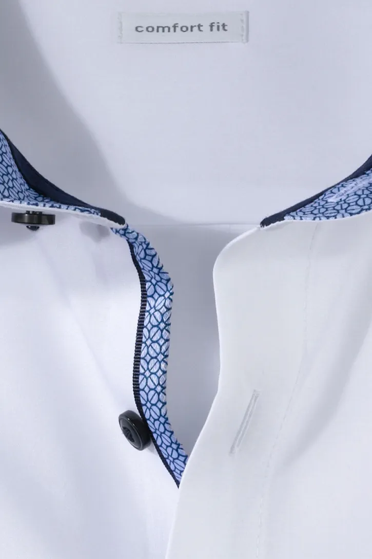 Overhemd Oymp wit Comfort Fit strijkvrij