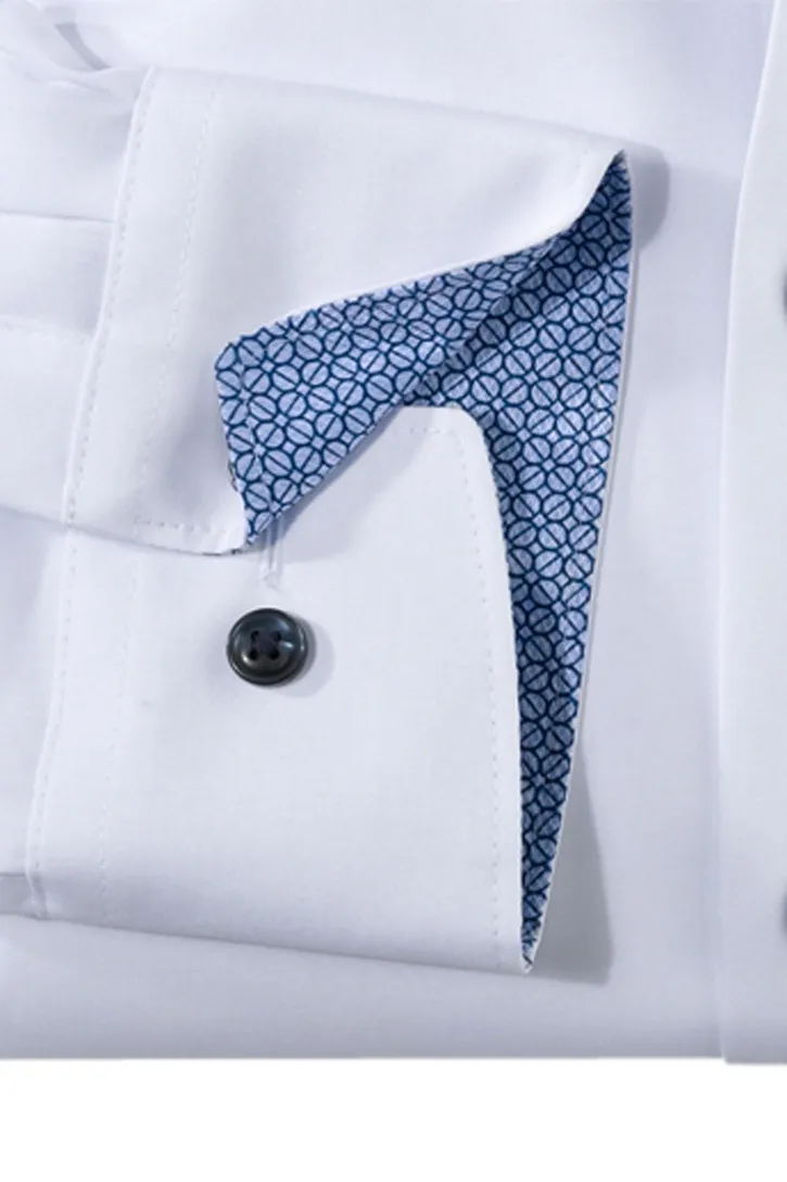 Overhemd Oymp wit Comfort Fit strijkvrij