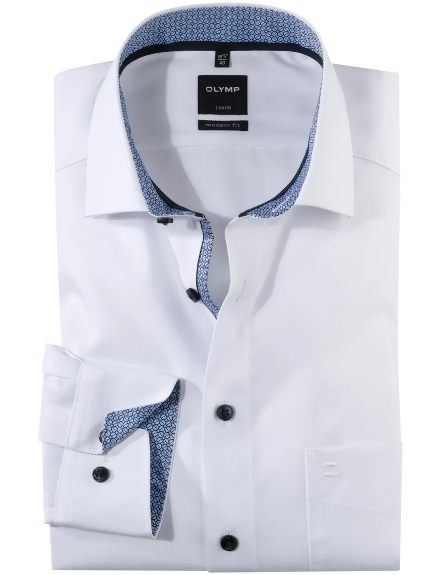 Overhemd Olymp Luxor Modern Fit wit