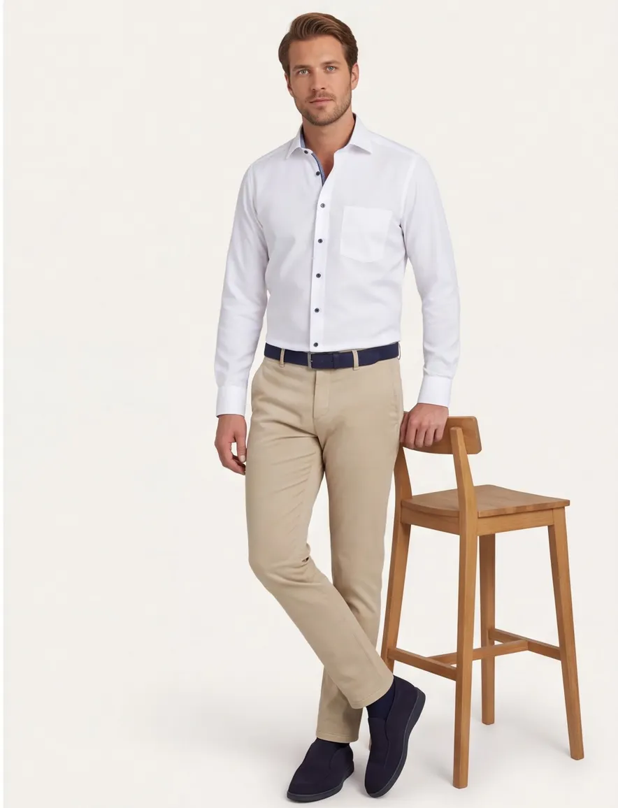 Overhemd Olymp Luxor Modern Fit wit
