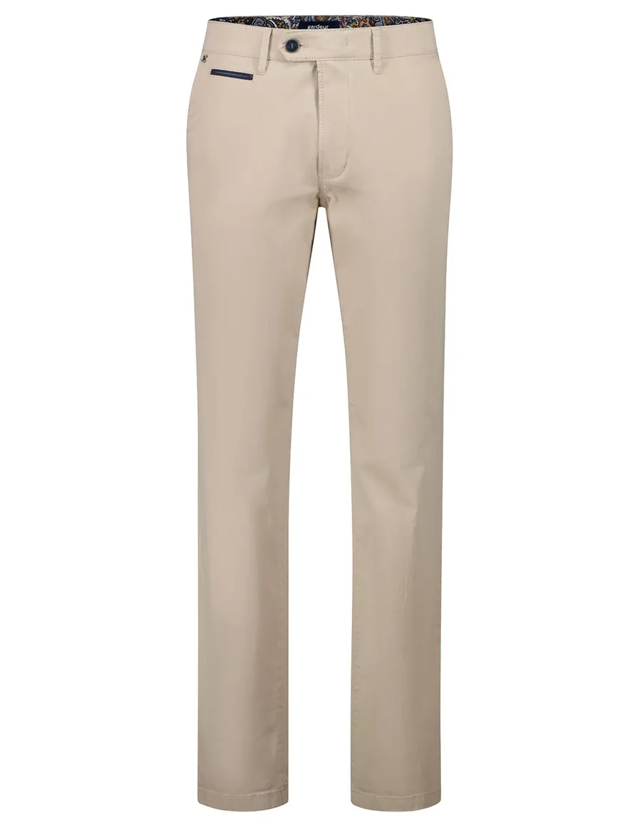Gardeur Benny katoenen broek beige