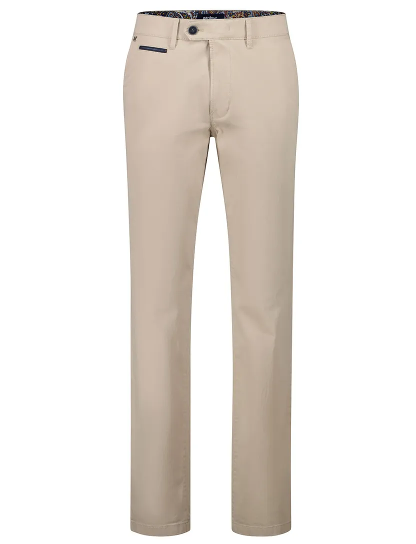 katoenen broek Gardeur Benny beige