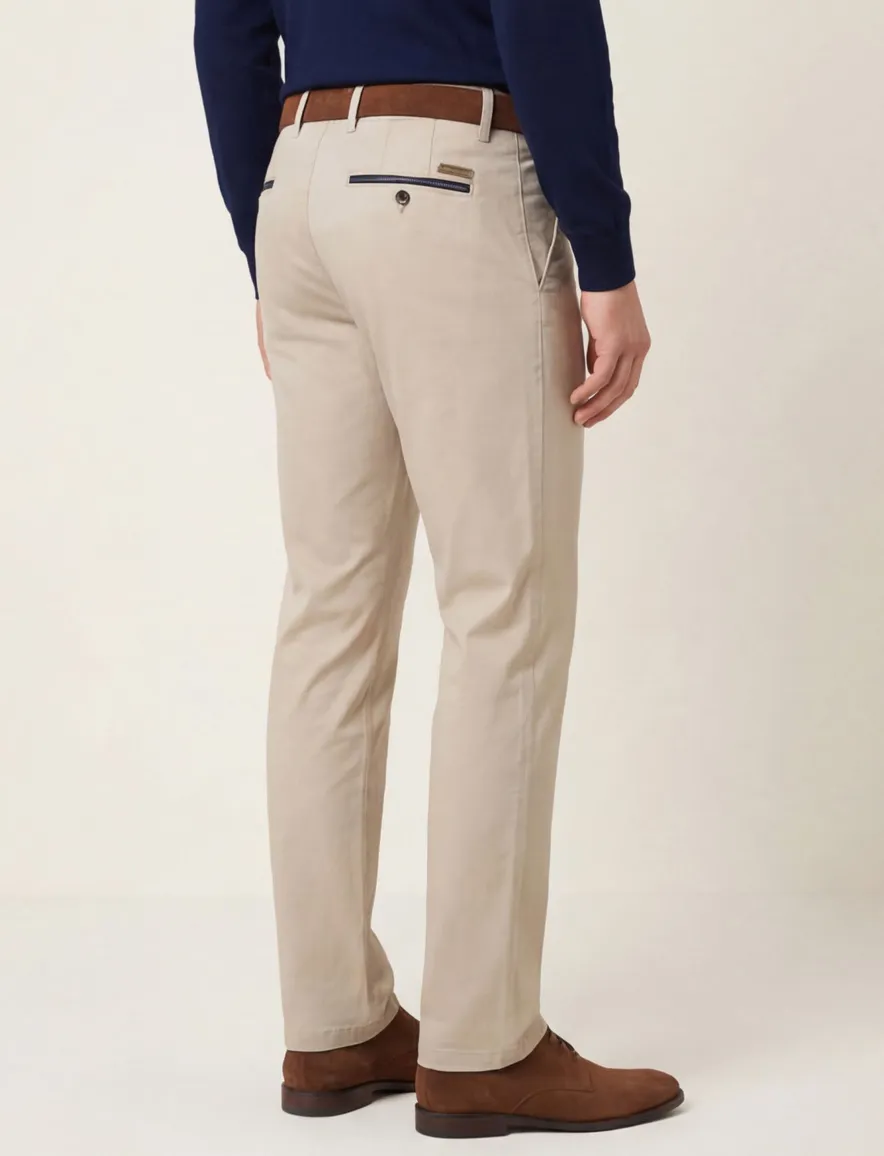 Gardeur Benny katoenen broek beige