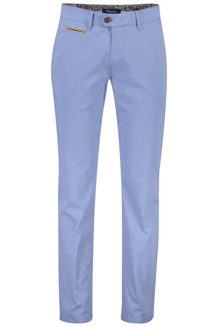 Chino Gardeur Benny-S lichtblauw