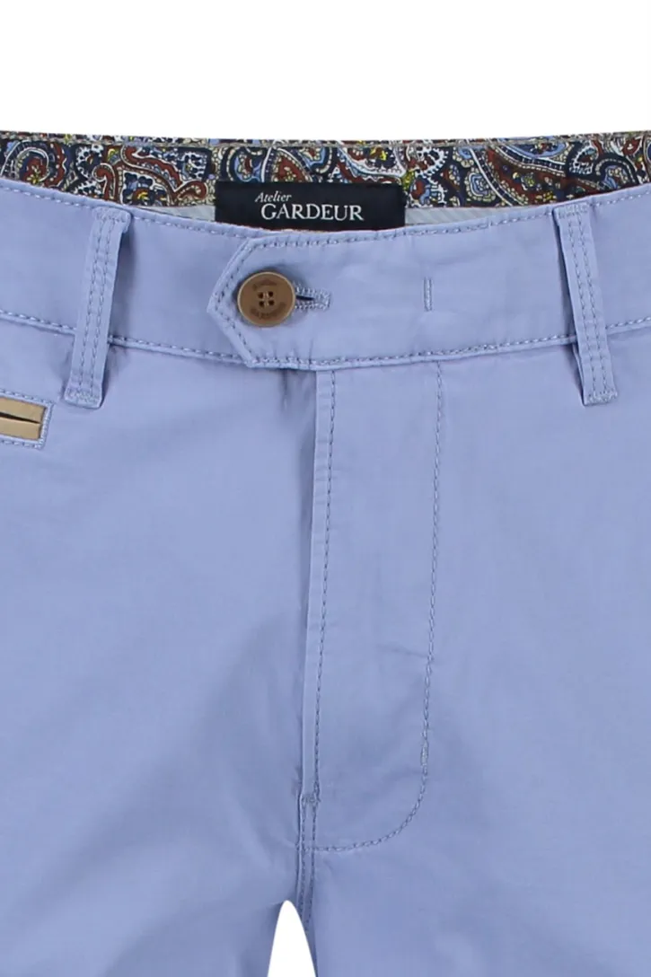 Chino Gardeur Benny-S lichtblauw