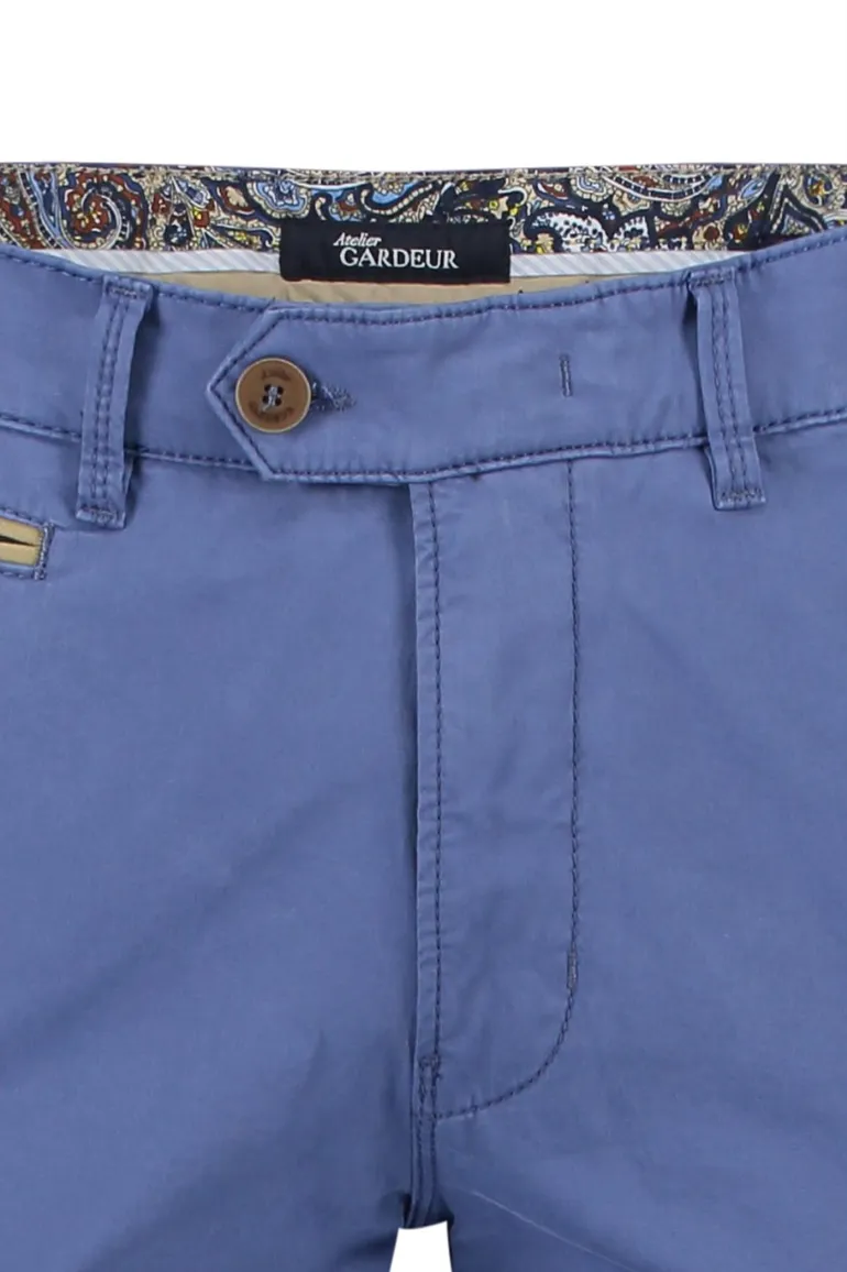 Gardeur Benny katoenen broek blauw