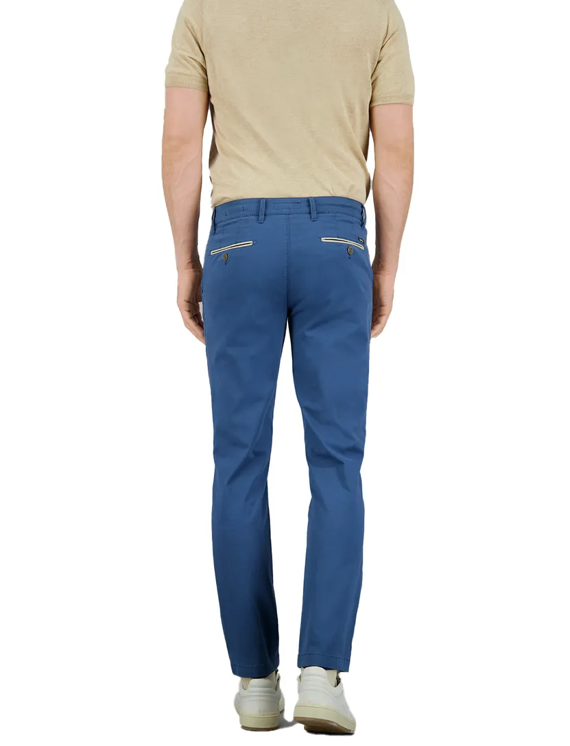 katoenen broek Gardeur Benny blauw