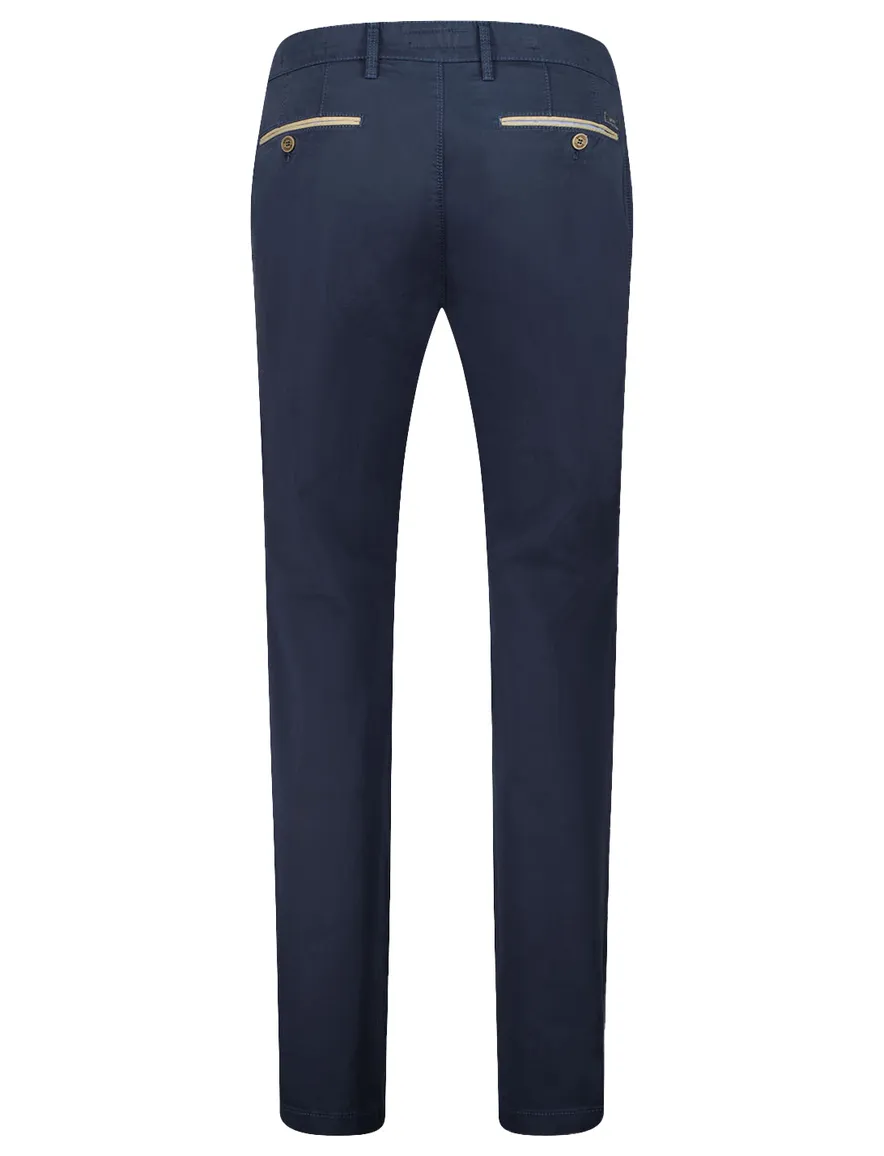 katoenen broek donkerblauw Gardeur Benny
