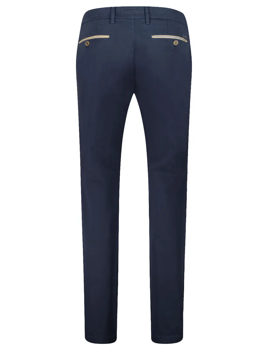 katoenen broek donkerblauw Gardeur Benny