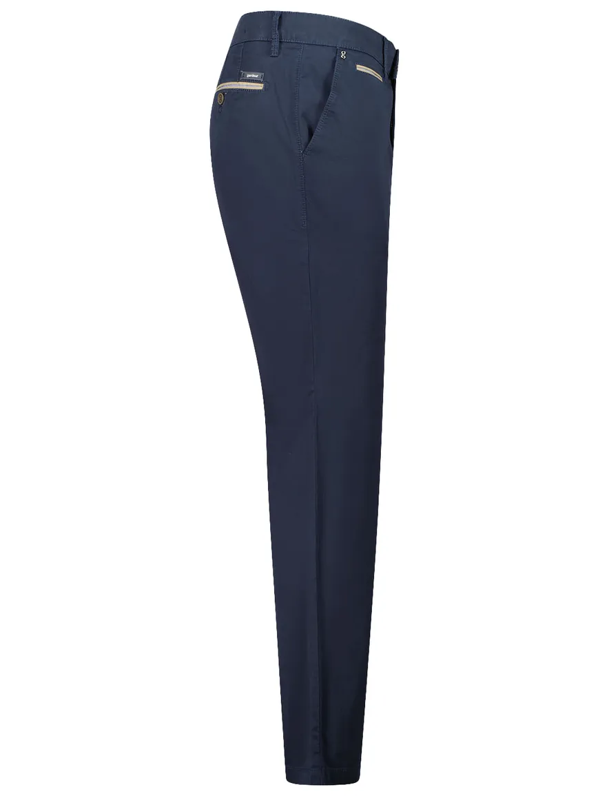 katoenen broek donkerblauw Gardeur Benny